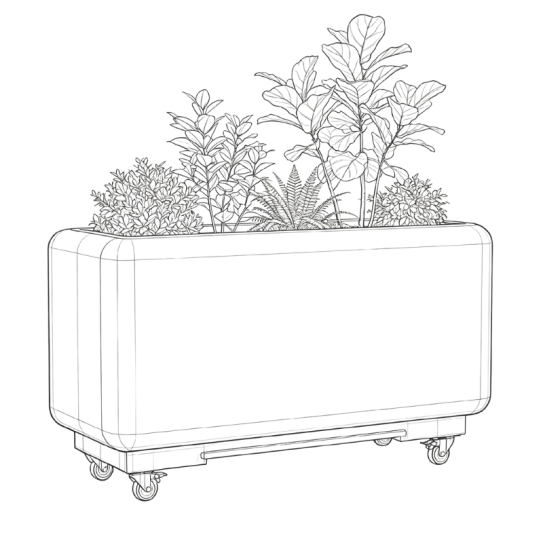 Metal Planter Box